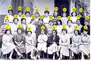 COLLEGE DE JEUNE FILLES  MOSTAGANEM 1954 4 EME